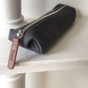 Bellroy zip pencil case gray NWOT